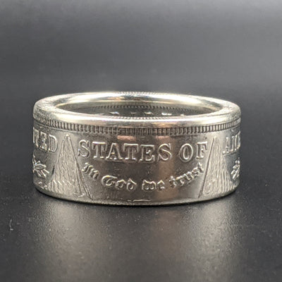 Morgan Silver Dollar Coin Ring - Men's