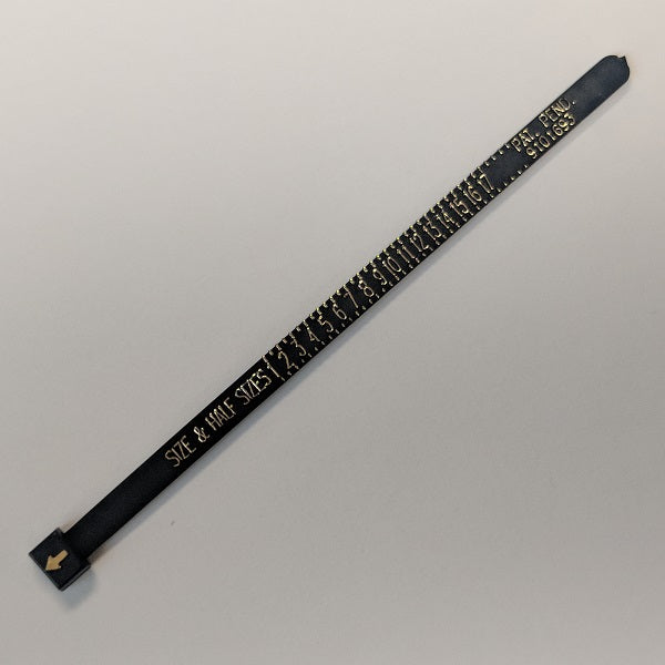 Multisizer Ring Sizing Gauge right out of the package - Silver State Foundry