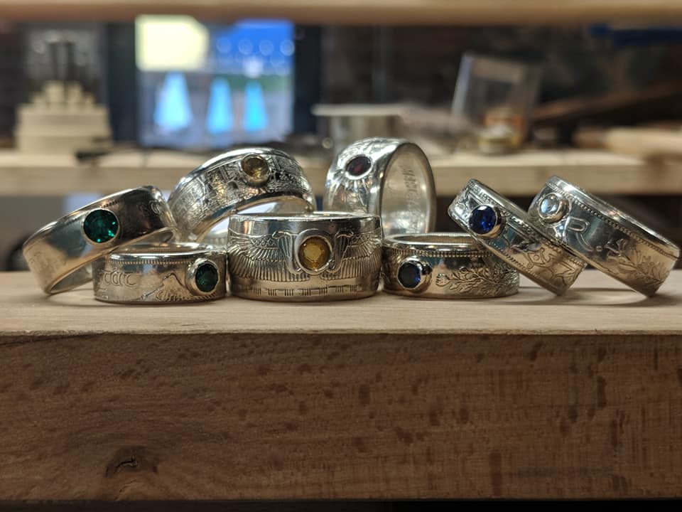 Introducing Gemstone Coin Rings!