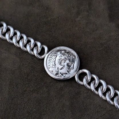 Alexander the Great Tetradrachm Silver Bracelet