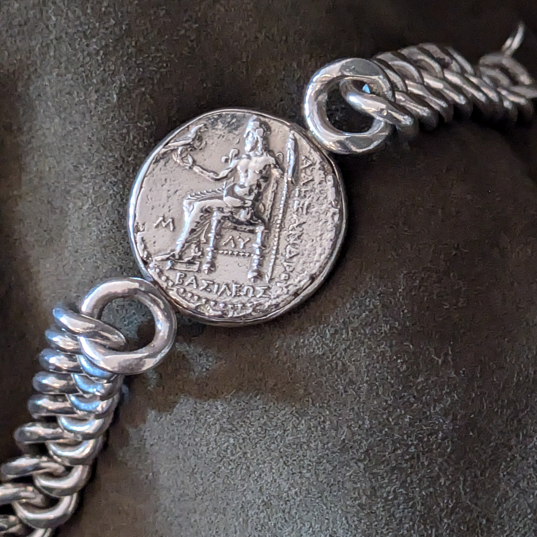 Alexander the Great Tetradrachm Silver Bracelet