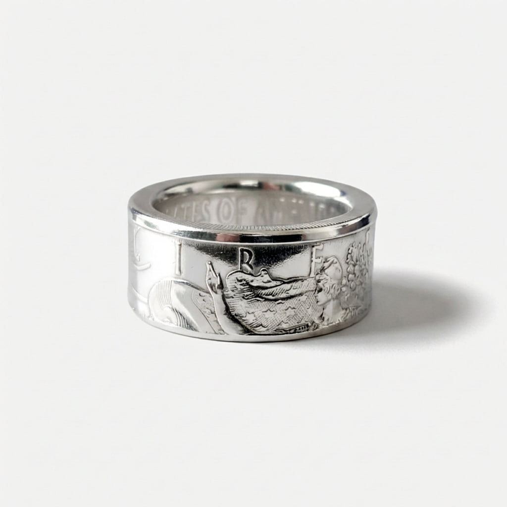 American Silver Eagle Coin Ring