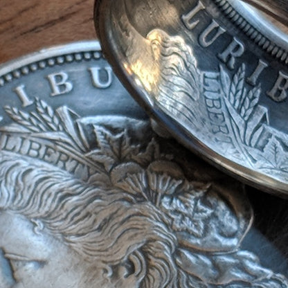 Silver Coin Ring - Client Supplied