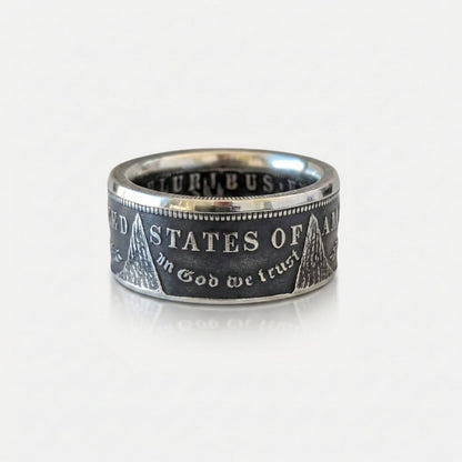Morgan Silver Dollar Coin Ring - Men's