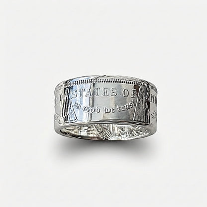 Morgan Silver Dollar Coin Ring - Men's