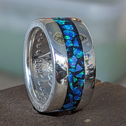 Morgan with Opal Inlay
