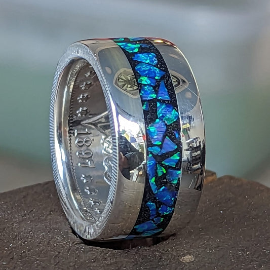 Morgan with Opal Inlay
