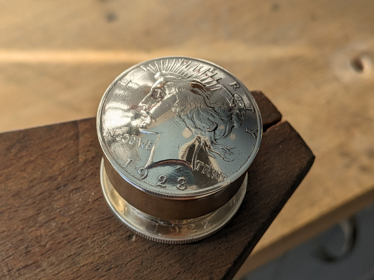 1923 Peace Dollar Pill/Bud Box