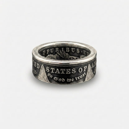 Morgan Silver Dollar Coin Ring - Men's