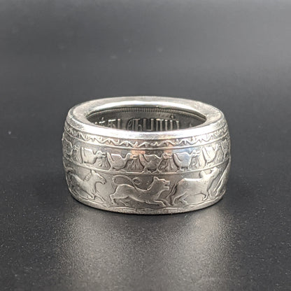 Buddhism Celebration Coin Ring