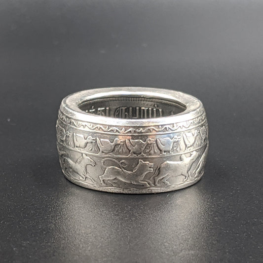 Buddhism Celebration Coin Ring