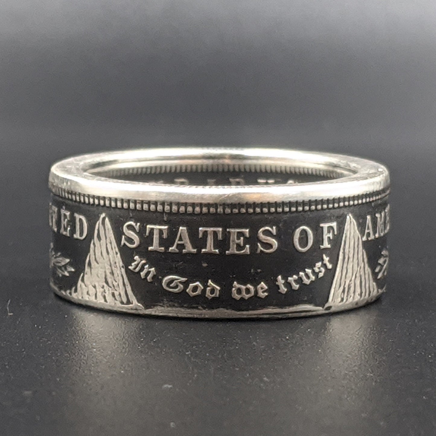 Morgan Silver Dollar Coin Ring - Men's