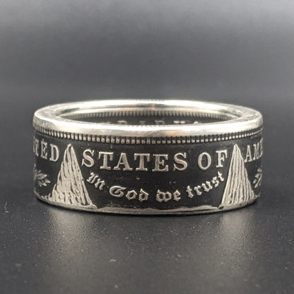 Morgan Silver Dollar Coin Ring - Men's