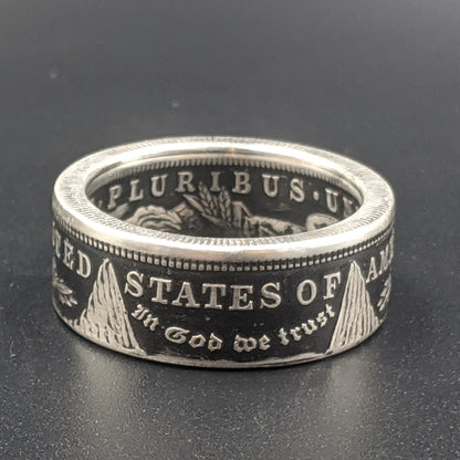 Morgan Silver Dollar Coin Ring - Men's