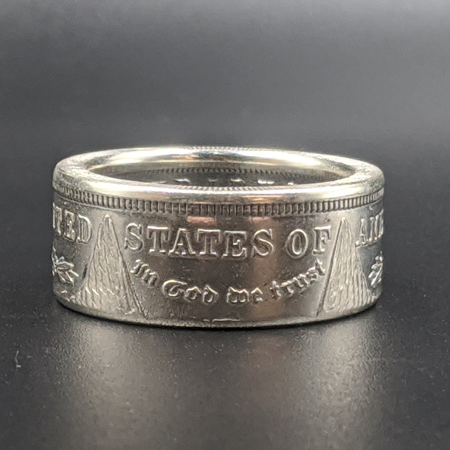 Morgan Silver Dollar Coin Ring - Men's