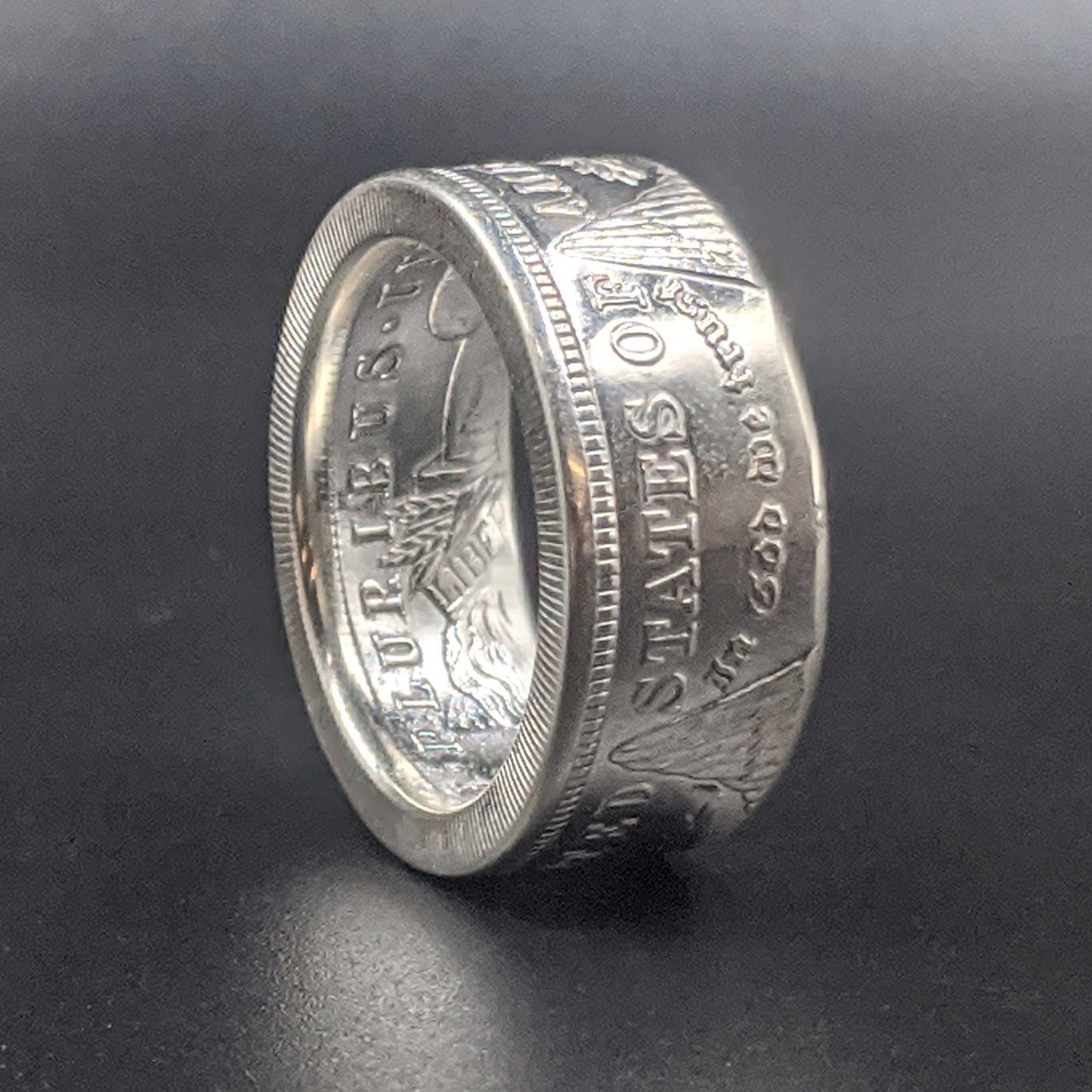 Morgan Silver Dollar Coin Ring - Men's