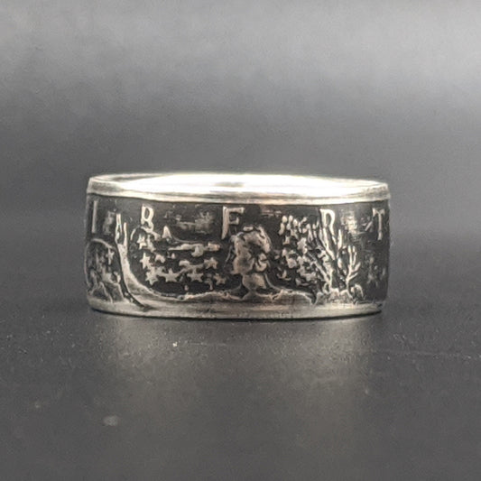Walking Liberty Coin Ring