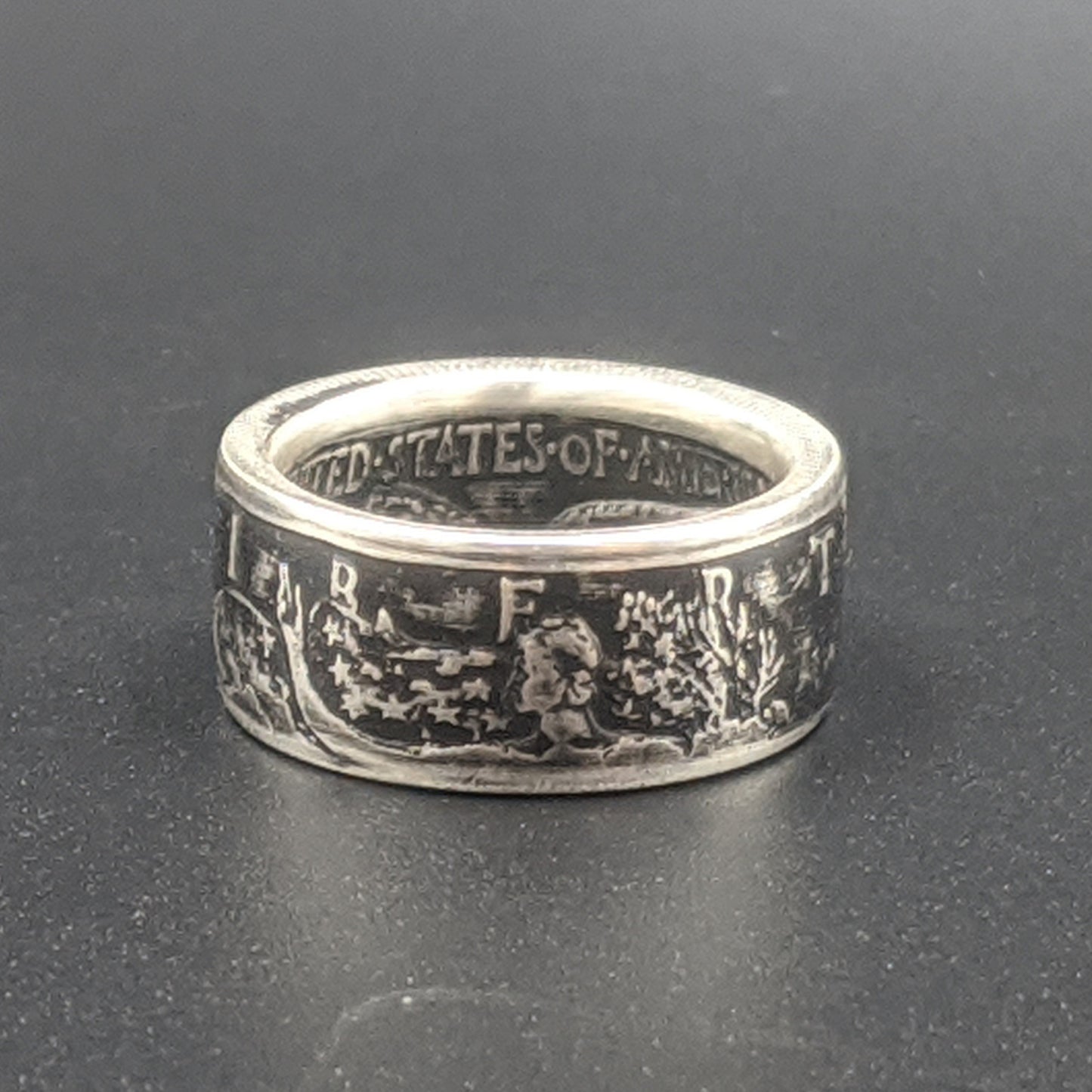 Walking Liberty Coin Ring