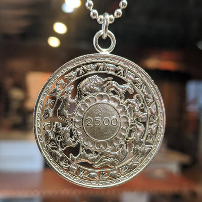 Party Wear Delhi Oxidized Silver Plated Coin Necklace, Size: Free at Rs  190/piece in Ghaziabad