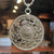 1957 Ceylon 5 Rupee Cut Coin Necklace from Silver State Foundry