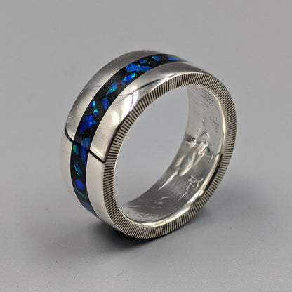 coin rings with cremation ash make perfect memorial jewelry