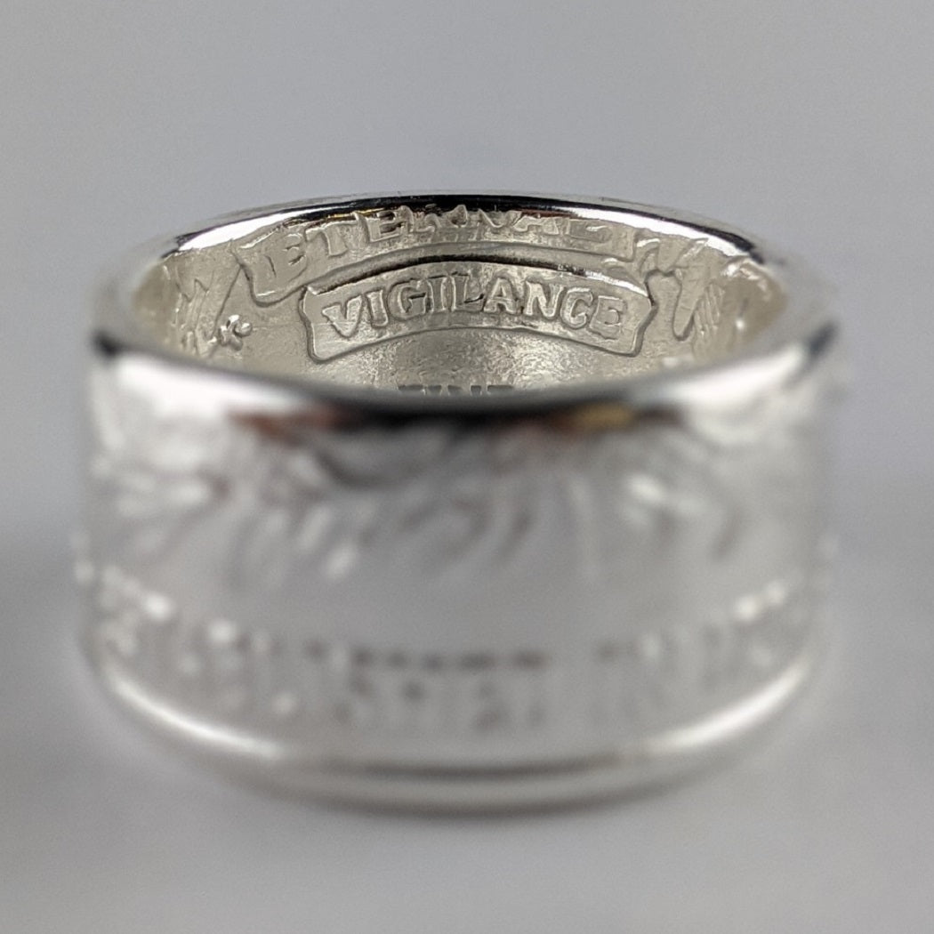 Don't Tread On Me Coin Ring - Classic Version