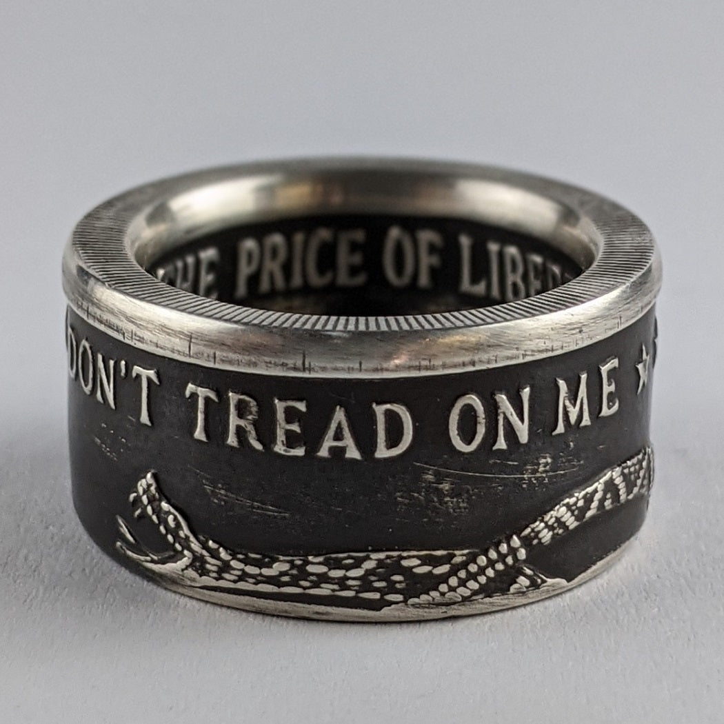 Don't Tread On Me Coin Ring - Classic Version
