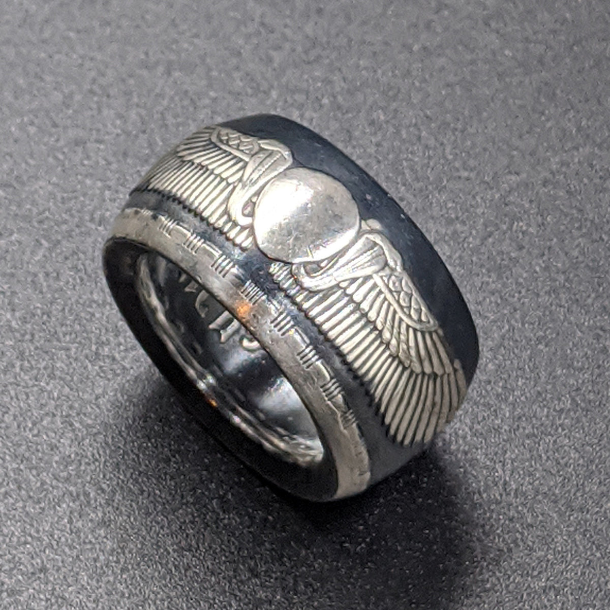 Egyptian Cobra Coin Ring
