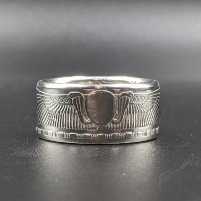 Egyptian Cobra Coin Ring