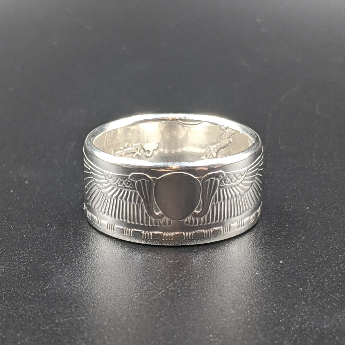 Egyptian Cobra Coin Ring