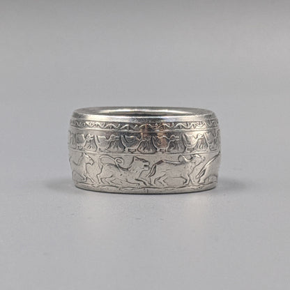 Buddhism Celebration Coin Ring