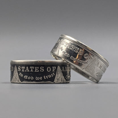 Morgan Silver Dollar Coin Ring - Men's