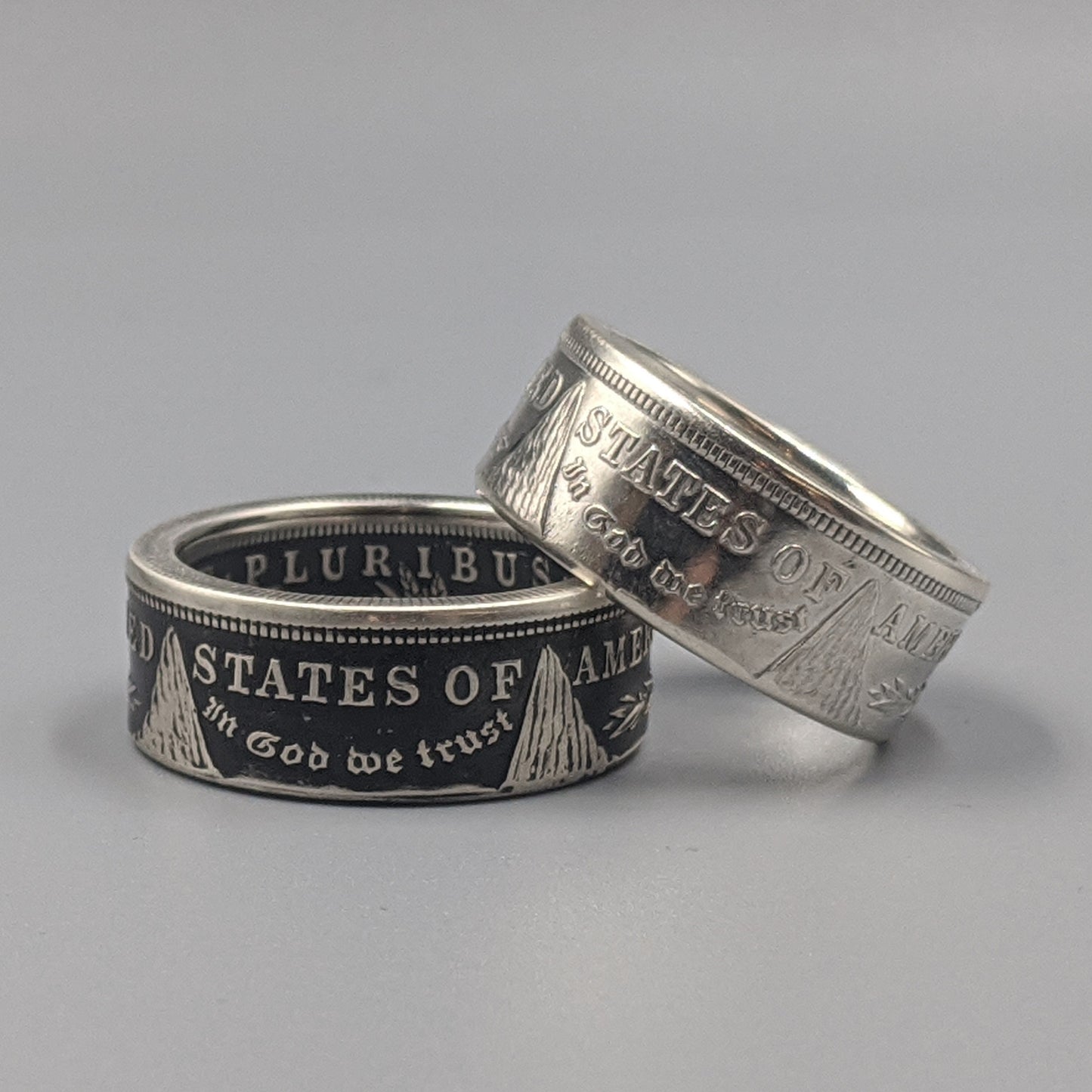 Morgan Silver Dollar Coin Ring - Men's