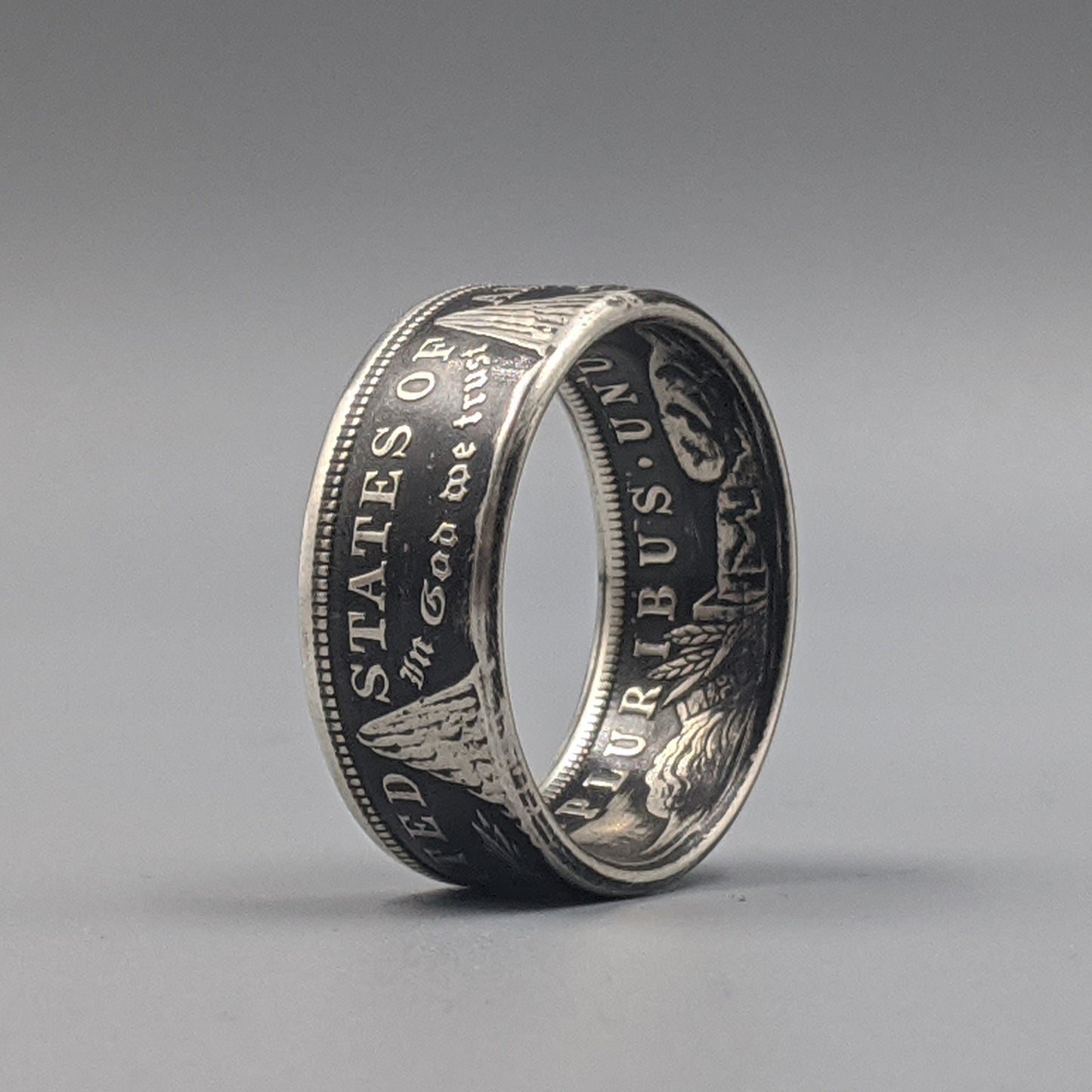 Morgan Silver Dollar Coin Ring - Men's