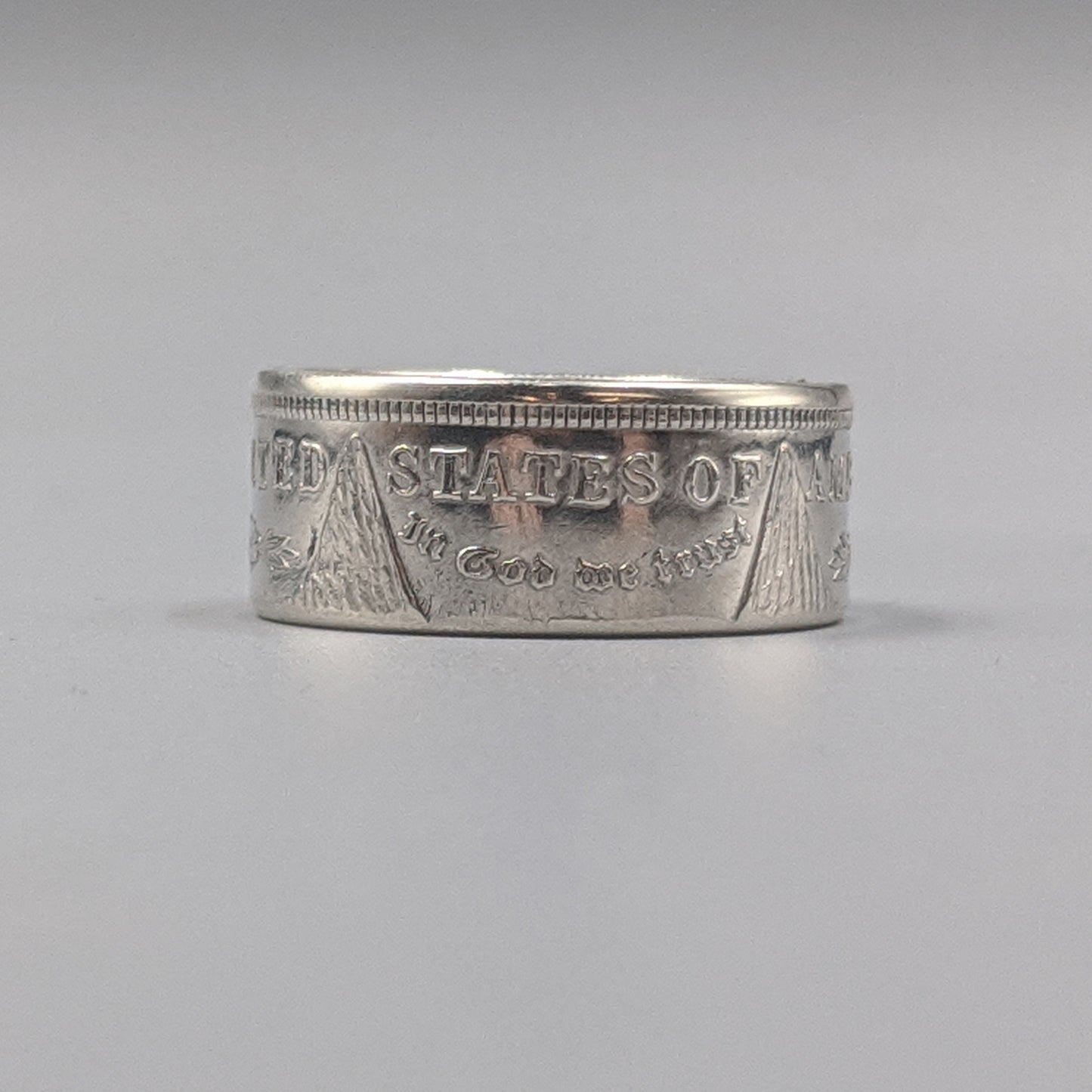 Morgan Silver Dollar Coin Ring - Men's