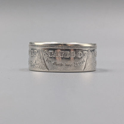 Morgan Silver Dollar Coin Ring - Men's