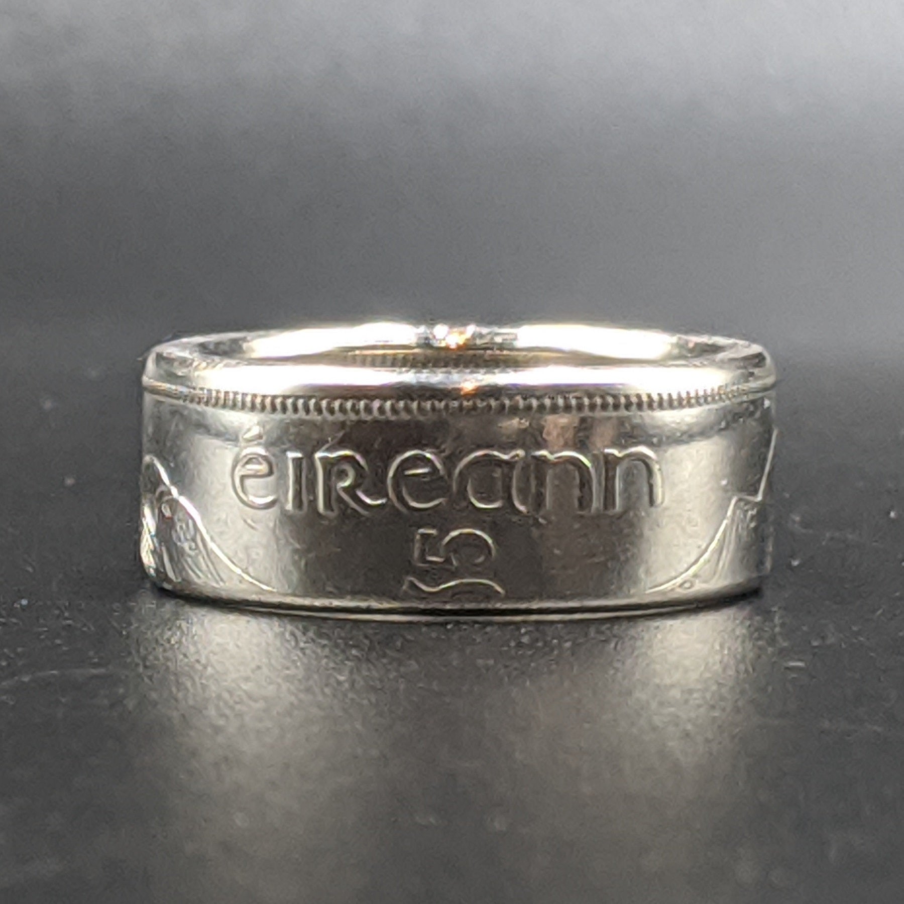 Irish Silver Florin Coin Ring