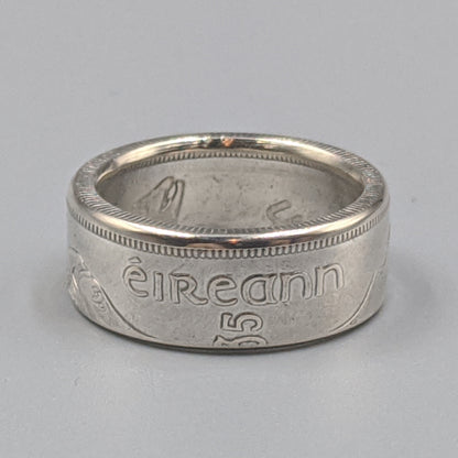 Irish Silver Florin Coin Ring