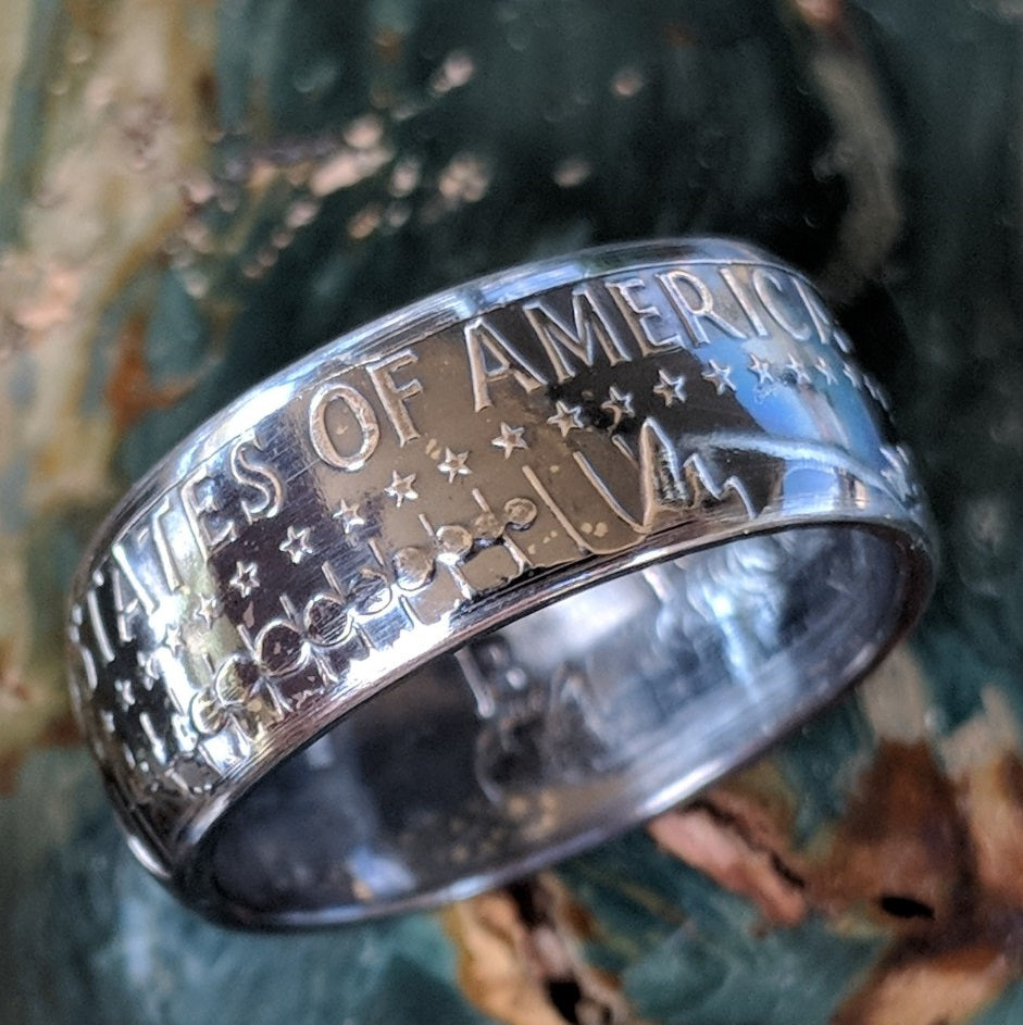 JFK Half Dollar Coin Ring