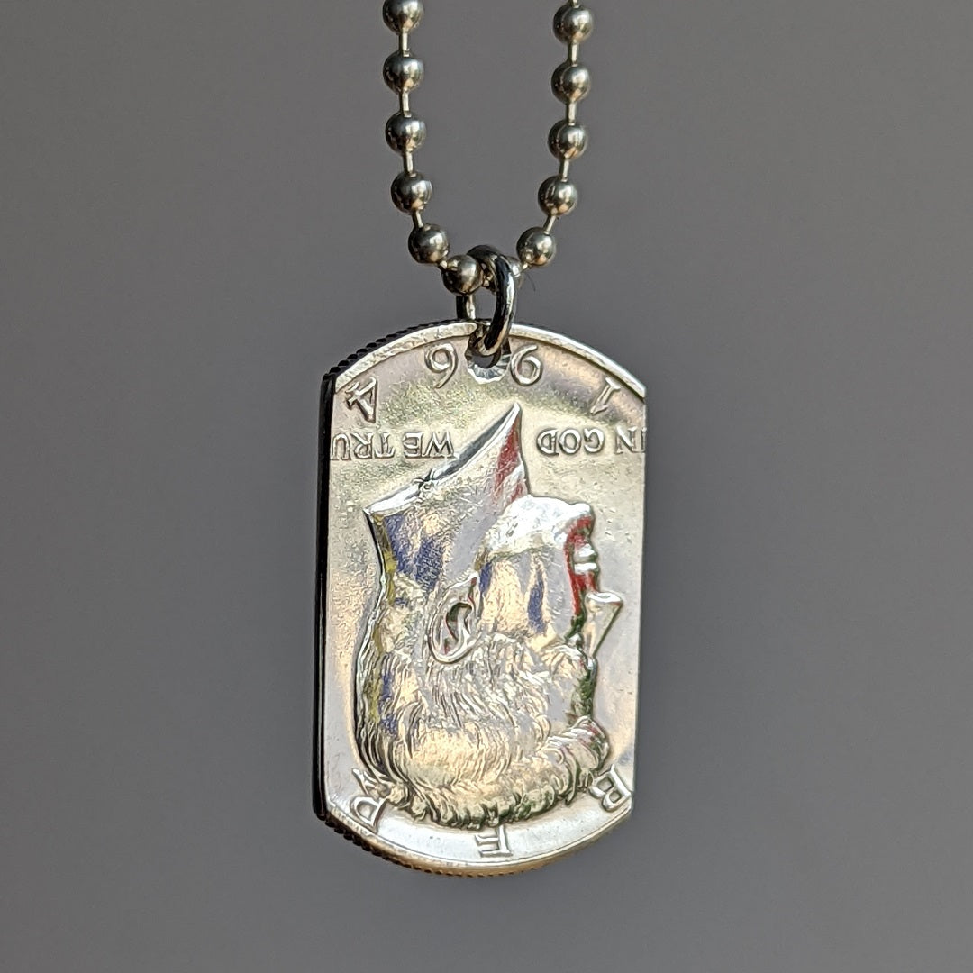 American Pride Dog Tag Necklace