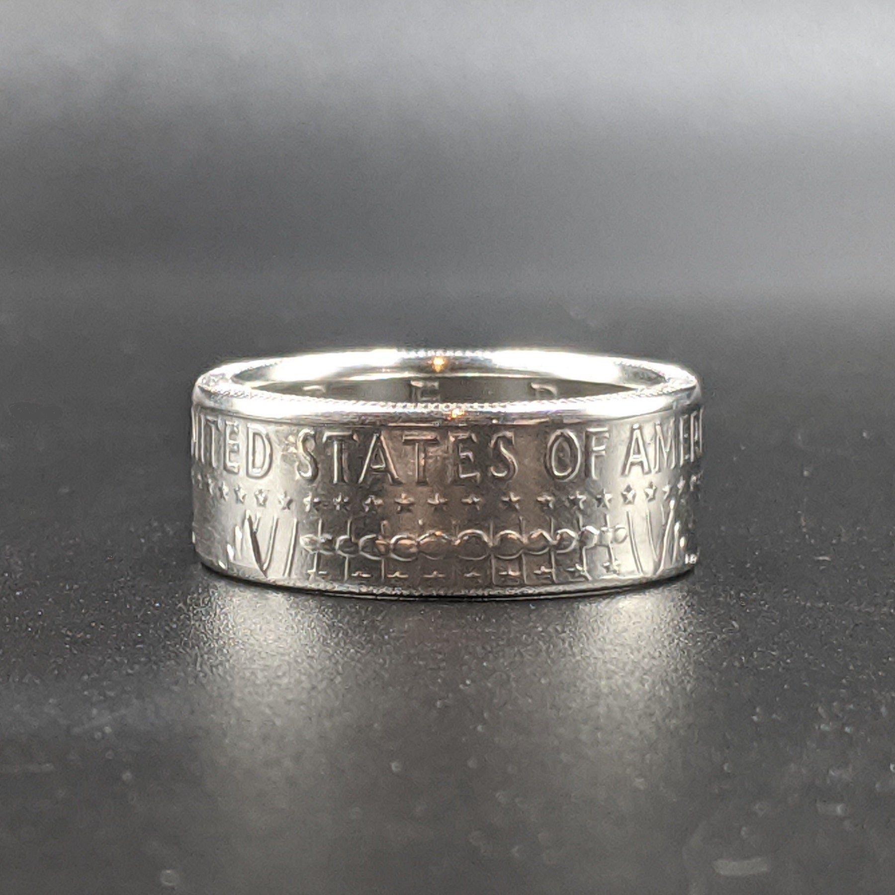 JFK Half Dollar Coin Ring