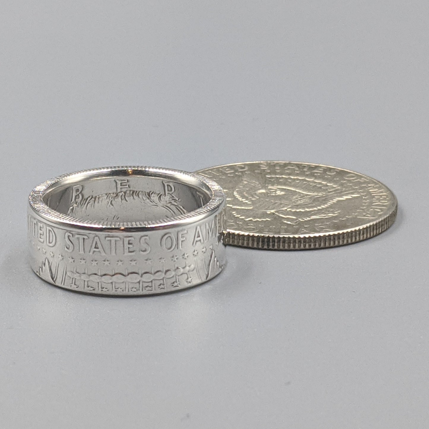 JFK Half Dollar Coin Ring