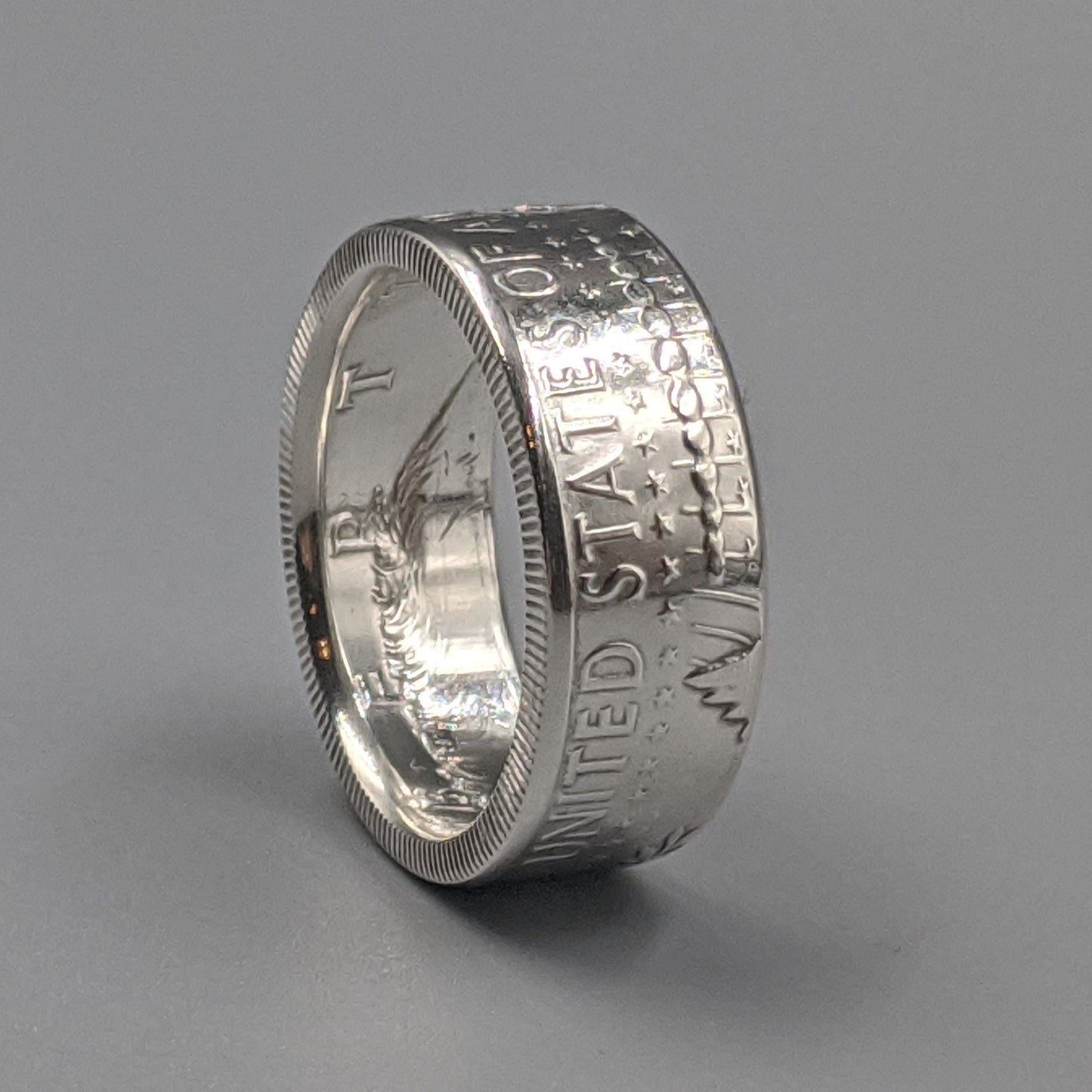 JFK Half Dollar Coin Ring