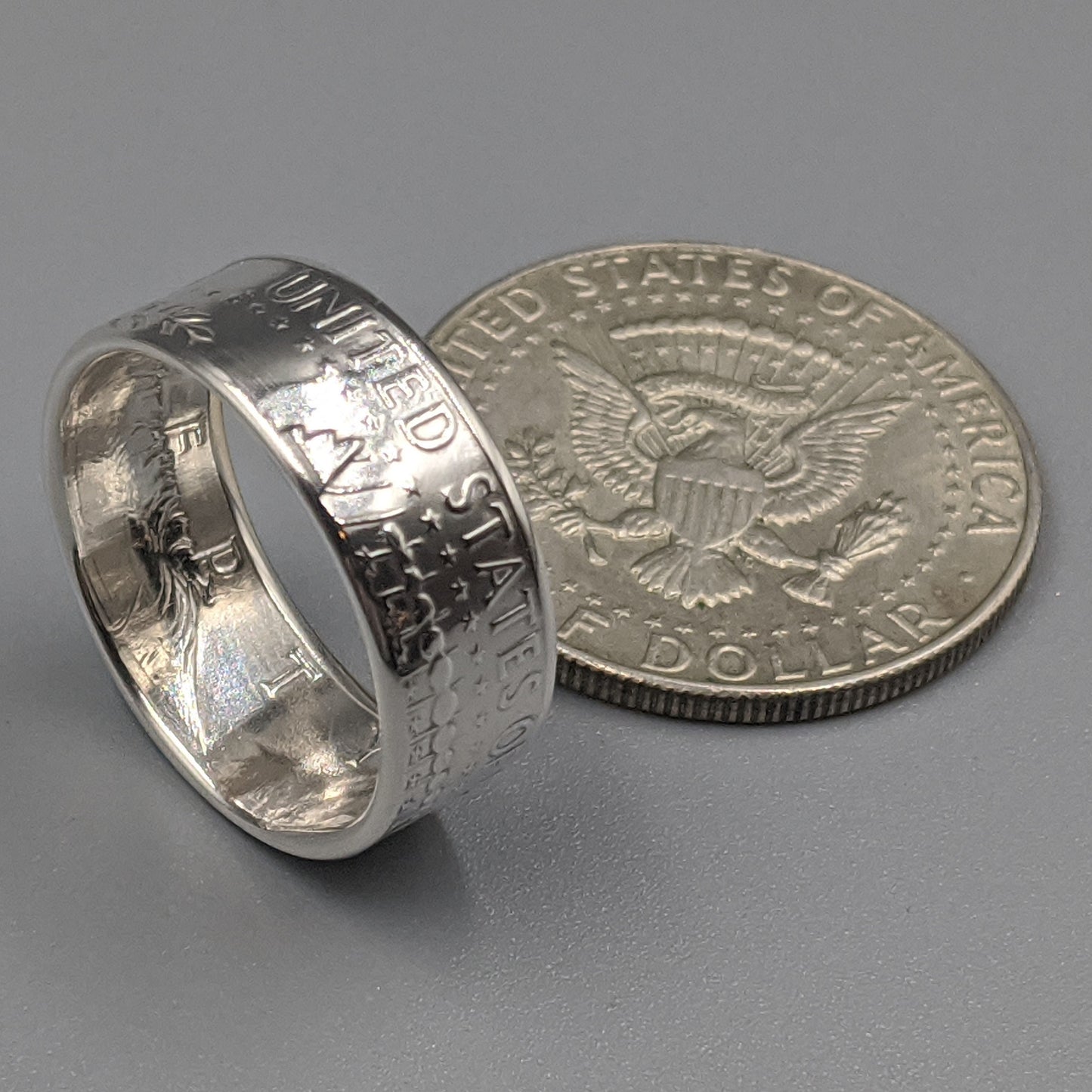 JFK Half Dollar Coin Ring