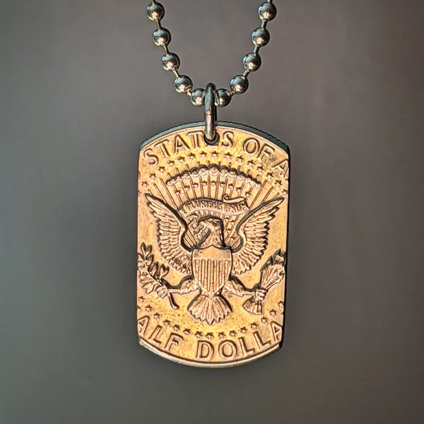 【安心発送】 Tag Dog Pride American Necklace Foundry State Silver - アクセサリー