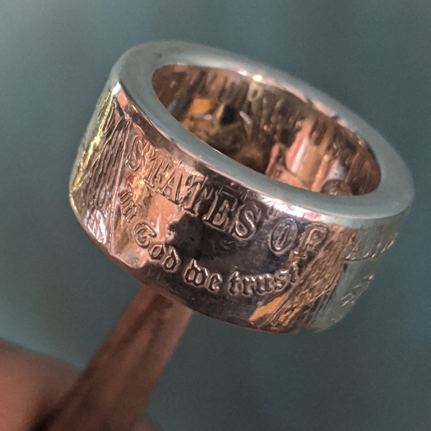 Ladies Morgan Silver Dollar Coin Ring – Elegant, Timeless, American-Made