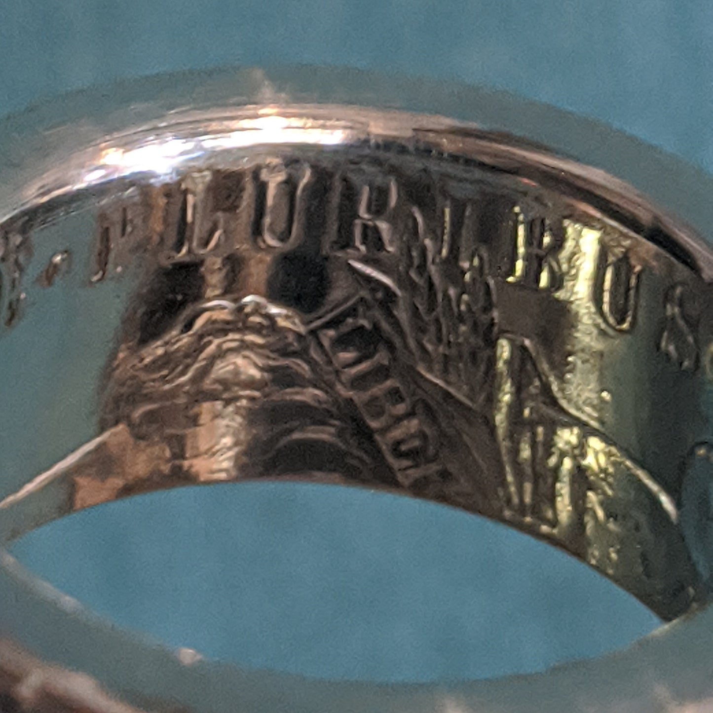 Ladies Morgan Silver Dollar Coin Ring – Elegant, Timeless, American-Made