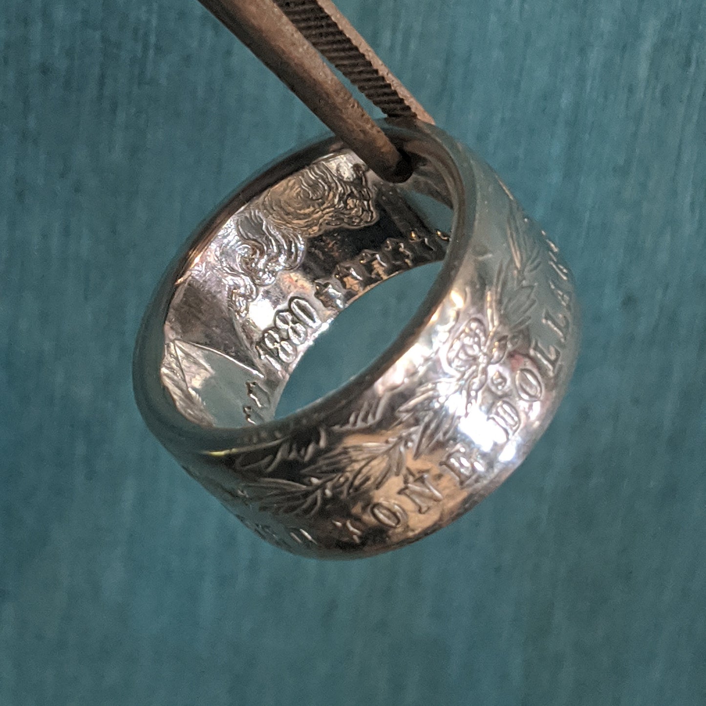 Ladies Morgan Silver Dollar Coin Ring – Elegant, Timeless, American-Made
