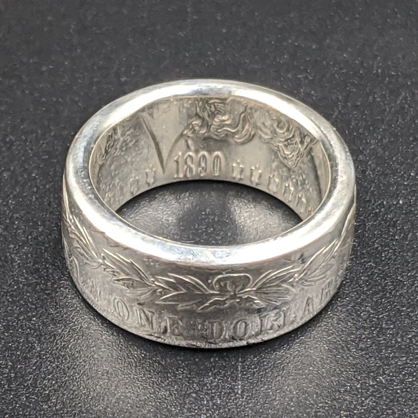 Ladies Morgan Silver Dollar Coin Ring – Elegant, Timeless, American-Made