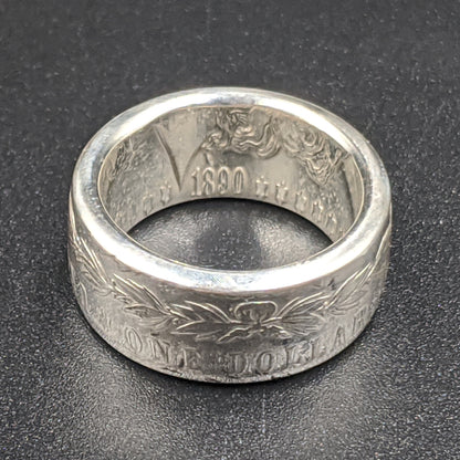 Ladies Morgan Silver Dollar Coin Ring – Elegant, Timeless, American-Made